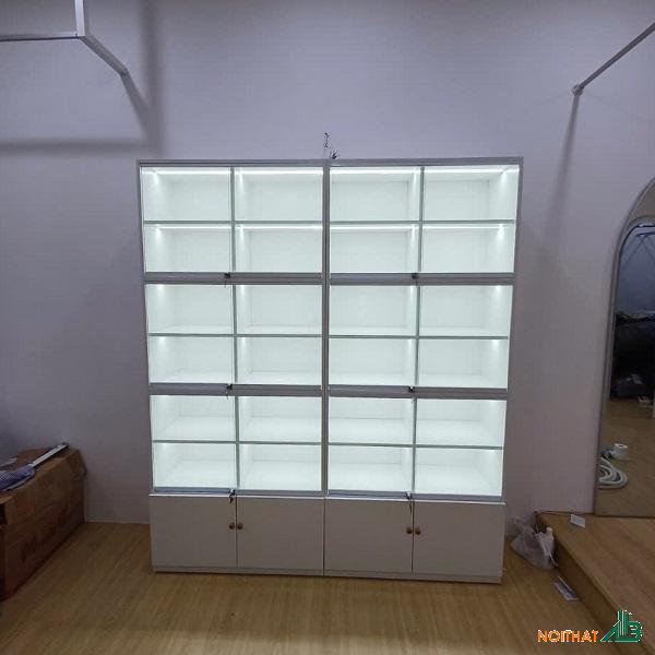 Tủ kính trưng bày nhiều ngăn TTB120