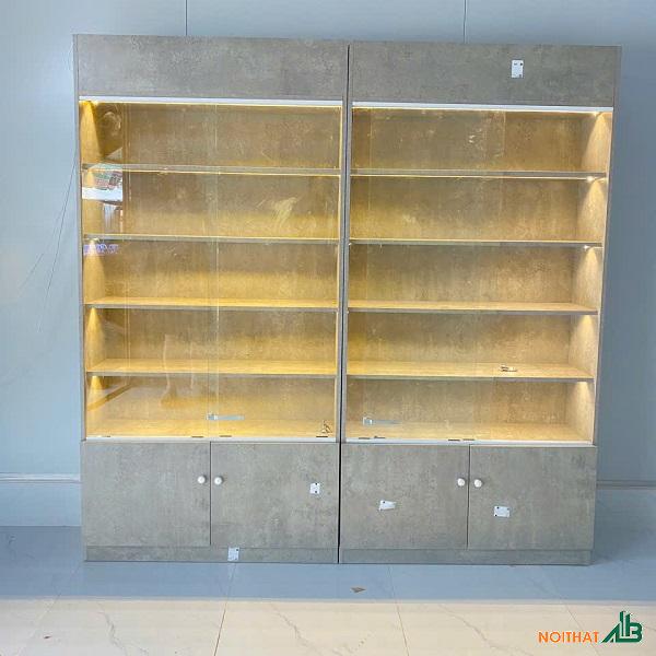 Tủ trưng bày mỹ phẩm 2m x 2m giá rẻ TTB118