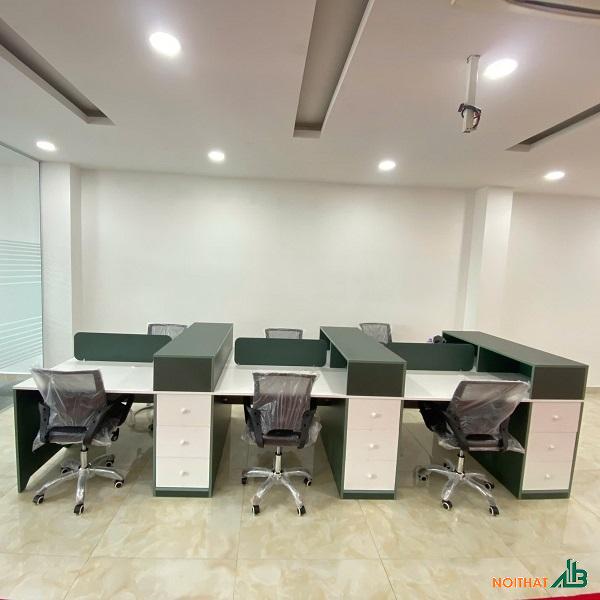 Cụm bàn làm việc 6 chỗ ngồi BLV059 - Ảnh 2