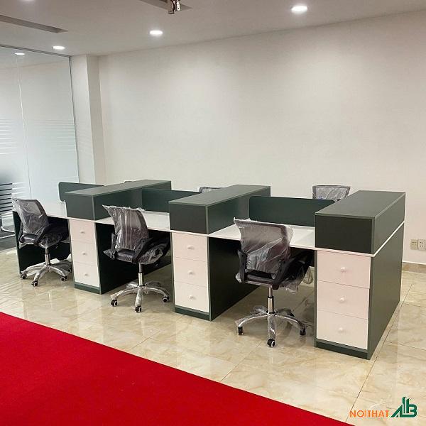Cụm bàn làm việc 6 chỗ ngồi BLV059