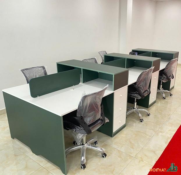 Cụm bàn làm việc 6 chỗ ngồi BLV059 - Ảnh 3