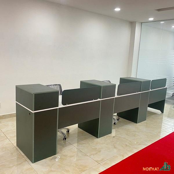 Cụm bàn văn phòng 3 chỗ ngồi BLV063 - Ảnh 2