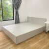 Giường ngủ MDF 1m6 x 2m trắng xám GN100
