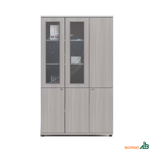 Tủ hồ sơ 3 cánh kính cao cấp THS069