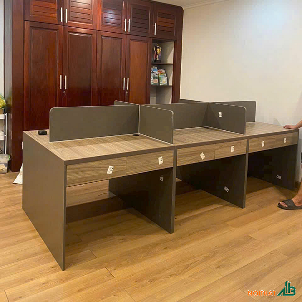 Bàn cụm vách ngăn 1m giá rẻ BLV084