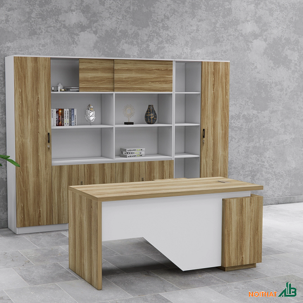 Bàn giám đốc chữ L giá rẻ BGD055