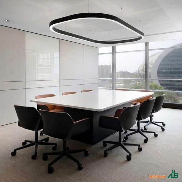 Bàn họp 2m4 x 1m2 chân hộp BH057