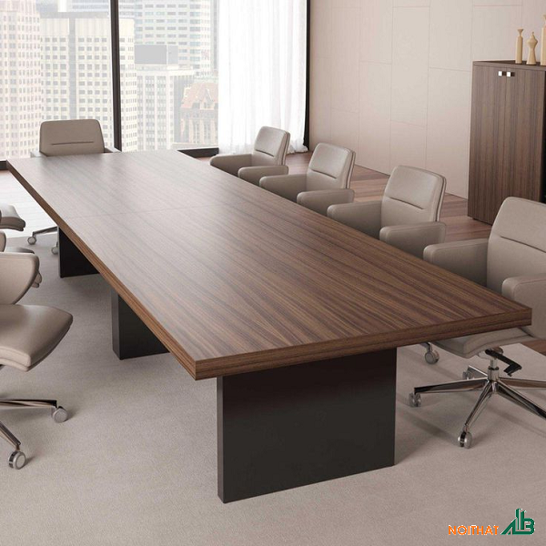 Bàn họp văn phòng gỗ MDF BH046