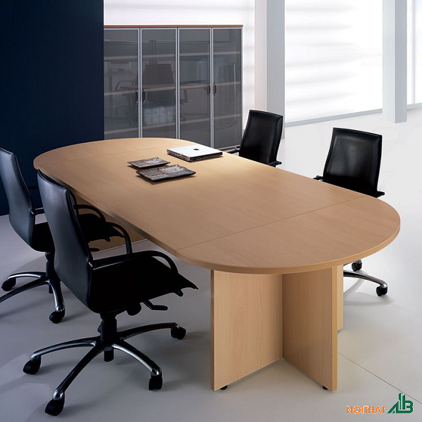 Bàn họp oval 2m4 BH051