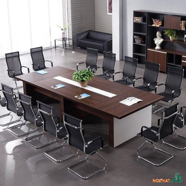 Bàn họp văn phòng 14 chỗ ngồi BH047