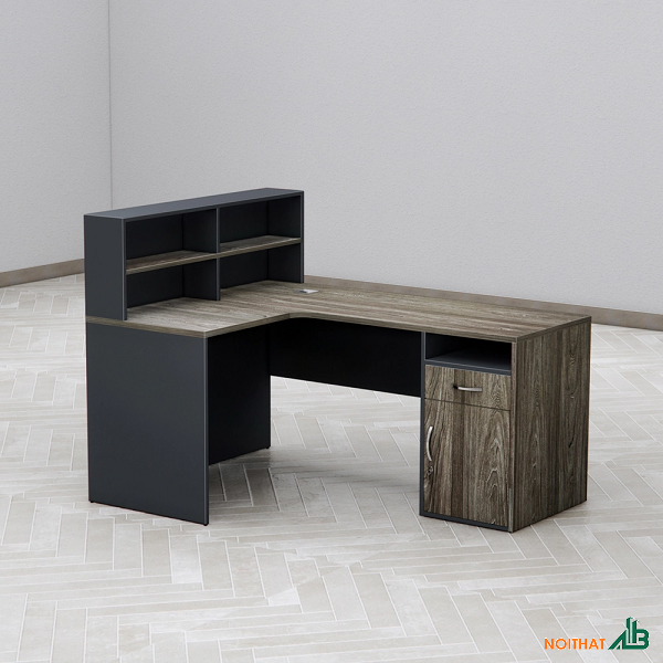 Bàn làm việc chữ L cao cấp BLV069