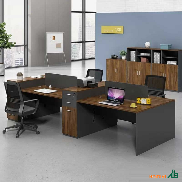Cụm bàn làm việc 4 chỗ BLV078