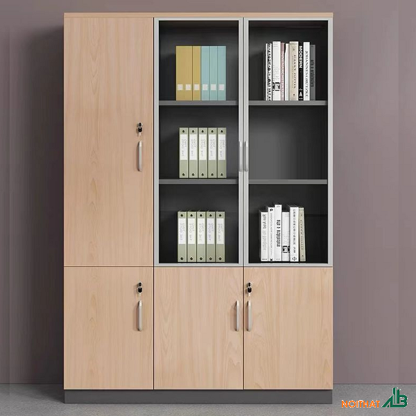 Tủ hồ sơ cao 3 buồng THS075