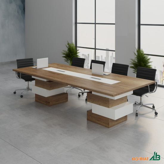 Bàn họp 2m4 độc đáo BH074