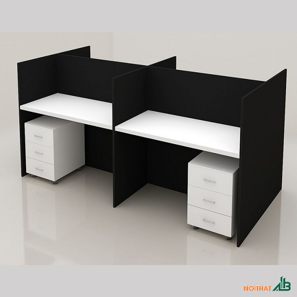 Cụm bàn nhân viên 4 chỗ ngồi BLV091