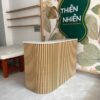 Quầy thu ngân 1m2 lam gỗ QTN038