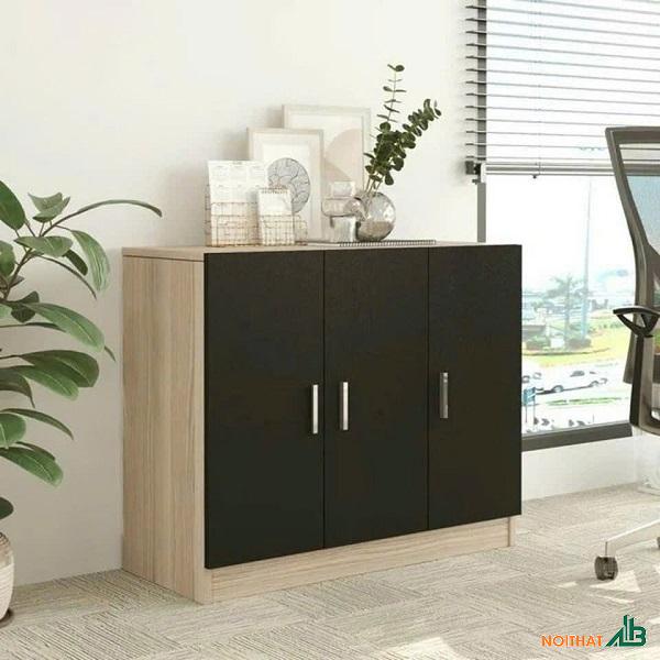 Tủ hồ sơ 3 cánh thấp THS090