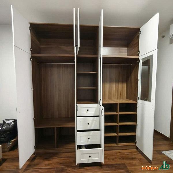 Tủ quần áo cao cấp TQA143 - Ảnh 2