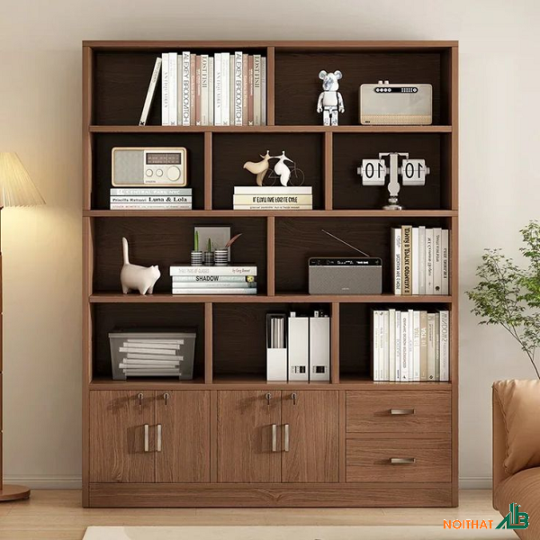 Tủ sách văn phòng giá rẻ THS095