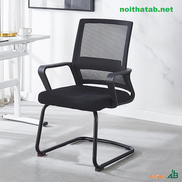 Ghế chân quỳ lưng thanh đen GVP028