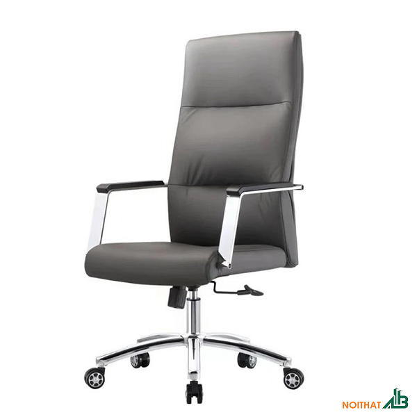 Ghế giám đốc da PU tay inox GVP031
