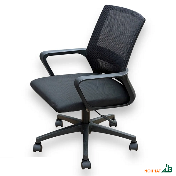 Ghế xoay lưng lưới thanh đen GVP034