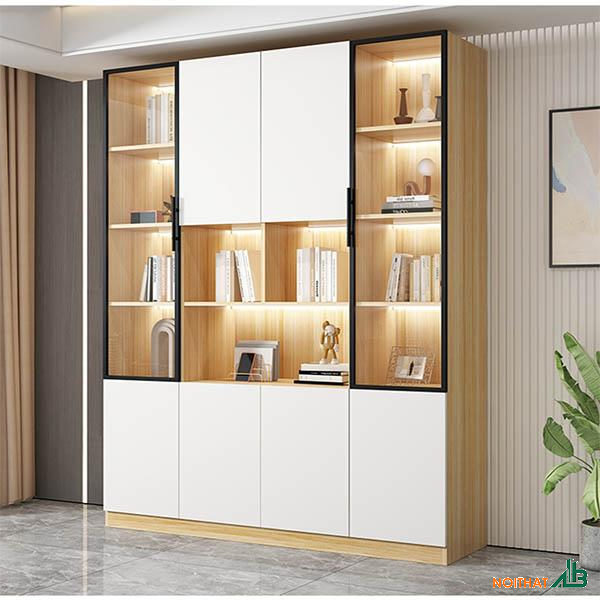 Tủ hồ sơ cánh kính hiện đại THS106