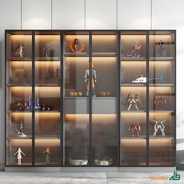 Tủ trưng bày mô hình cánh kính TTB127-1