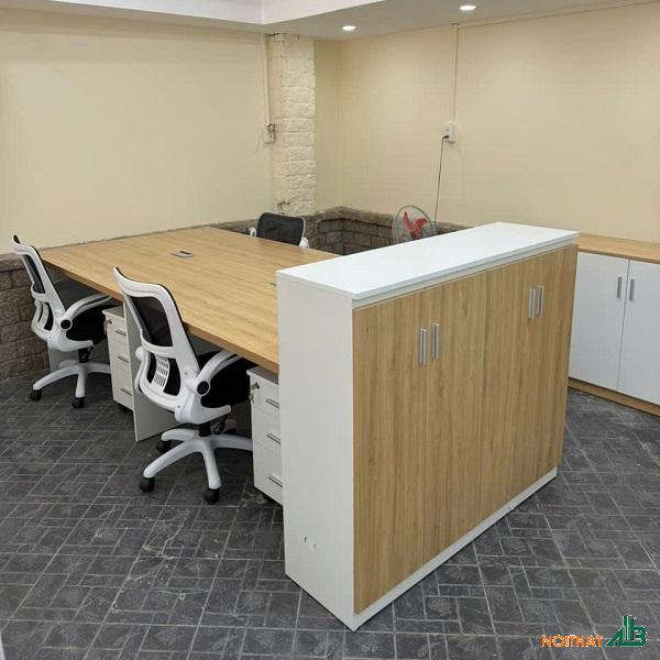 Cụm bàn làm việc 4 người đẹp BLV104