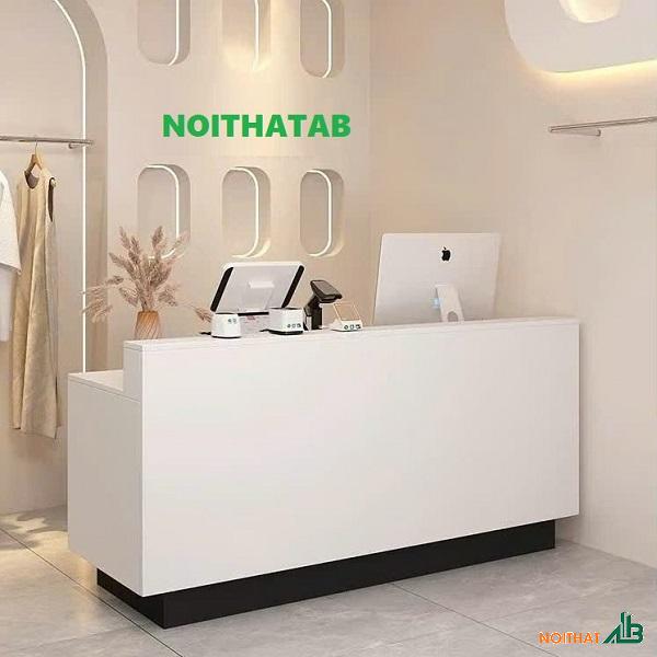 Quầy lễ tân shop thời trang 2m QLT106